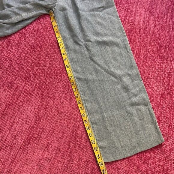 Rails Jess Linen Blend Chambray Wide Leg Pants Blue Size Medium - Picture 12 of 13